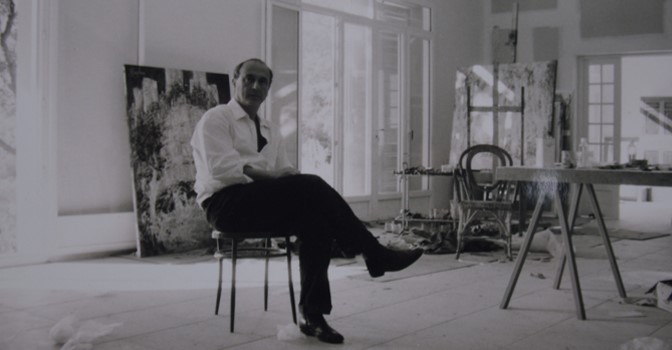 Mark Kaplan dans son atelier